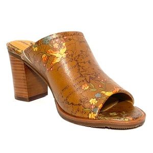 Patricia Nash Otavia Floral Map Open-Toe Mules 6